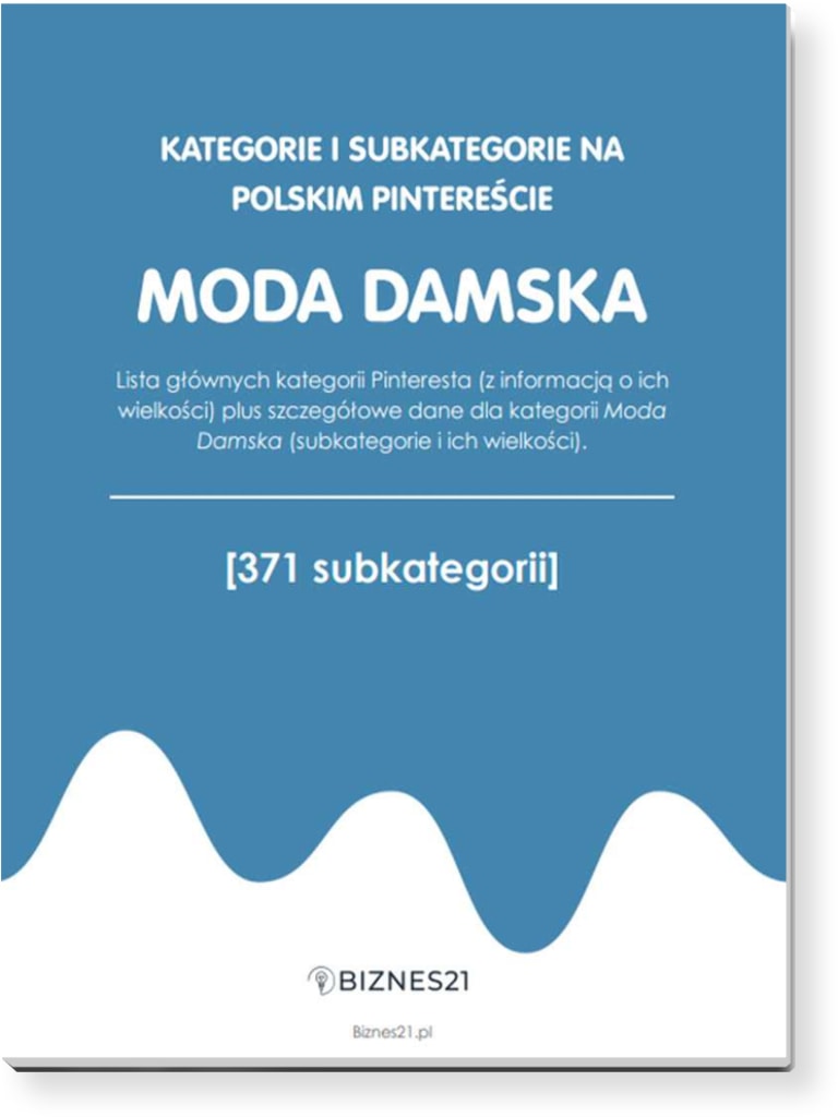 E-book Pinterest Kategorie Moda Damska