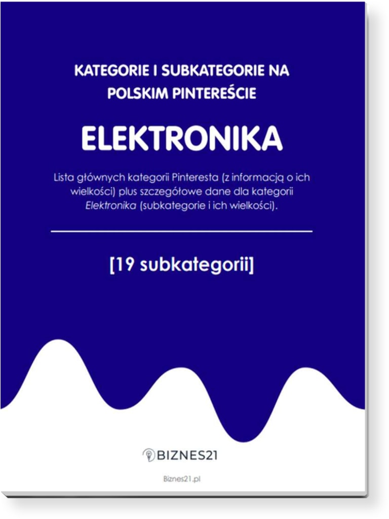 E-book Pinterest Kategorie Elektronika