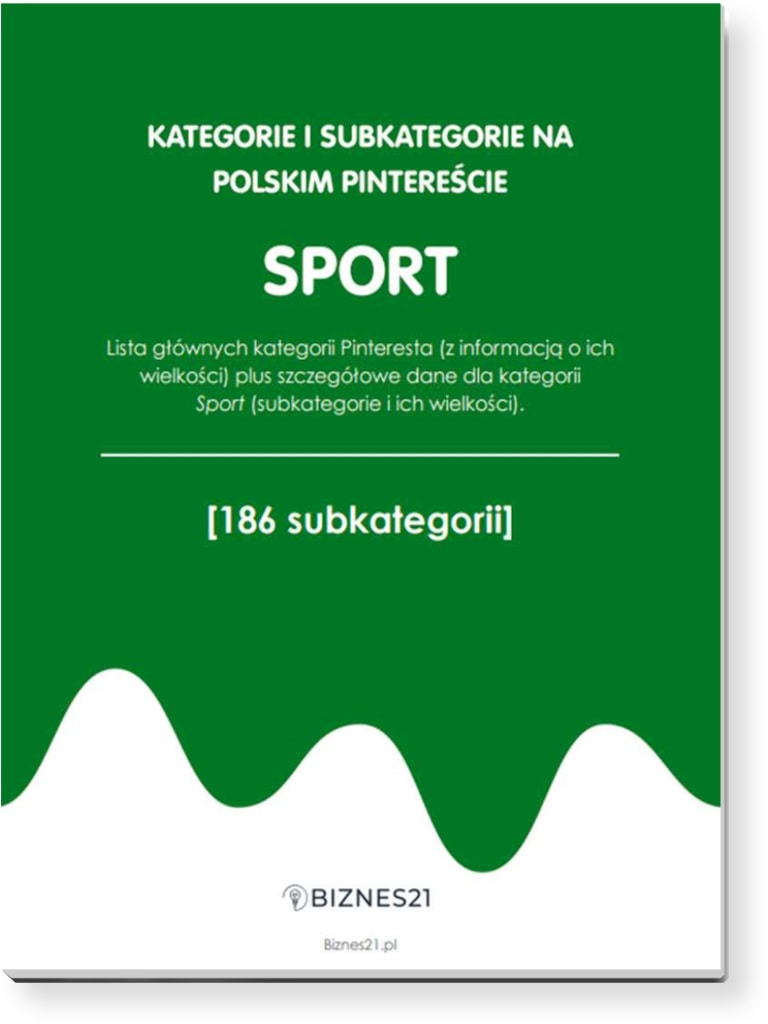 E-book Pinterest Kategorie Sport
